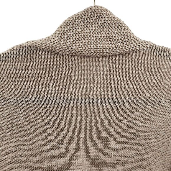 Chicos Cardigan Sweater Womens XL Knit Textured Normcore Academia Office New 3 - Picture 6 of 7
